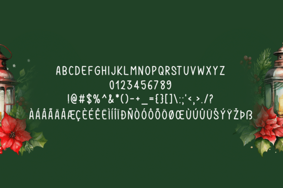 Christmas Lantern Font - Preview 4