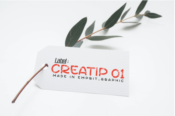 Creatip 01 Font - Preview 2