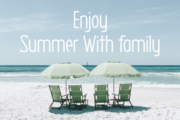 Extrem Summer Font - Preview 1
