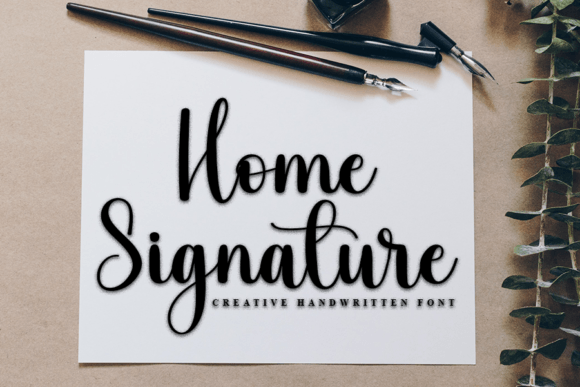 Hand Font - Preview 1