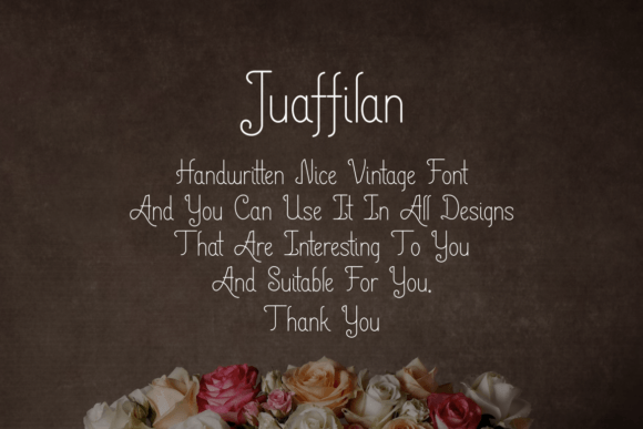 Juaffilan Font PNG with transparent background - Preview 2