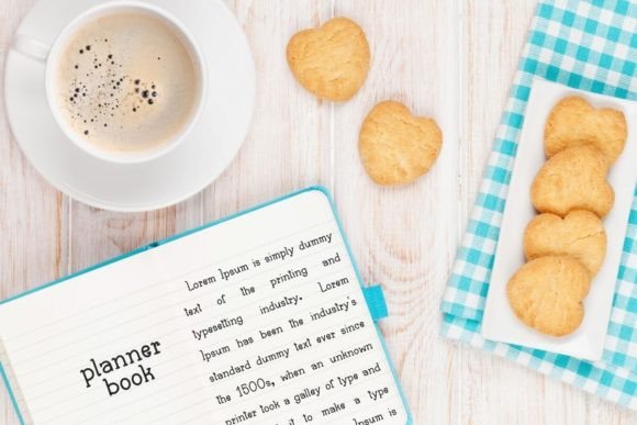 Planner Book Font PNG with transparent background - Preview 6