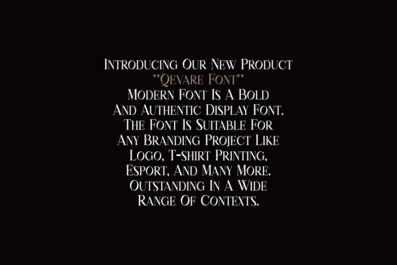 Qevare Font PNG with transparent background - Preview 2