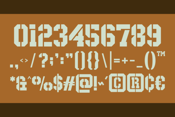 Roller Buck Font PNG with transparent background - Preview 2