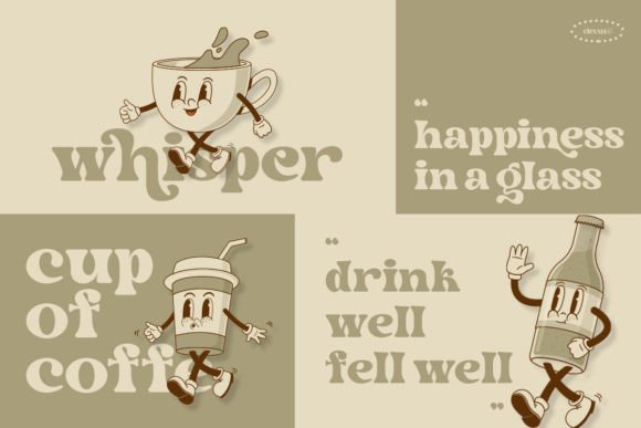 Sippin' Midweek Font PNG with transparent background - Preview 5