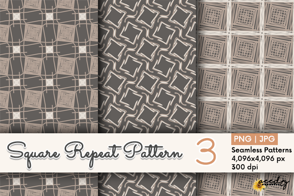 Square Repeat Patterns Set Graphic by Aeedzyarts888 · Creative Fabrica