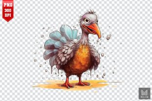 Watercolor Thanksgiving Turkey Clipart Graphic by Mulew · Creative Fabrica