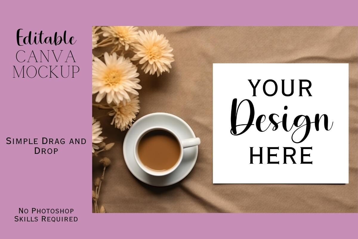 Canva Flat Lay Mockup