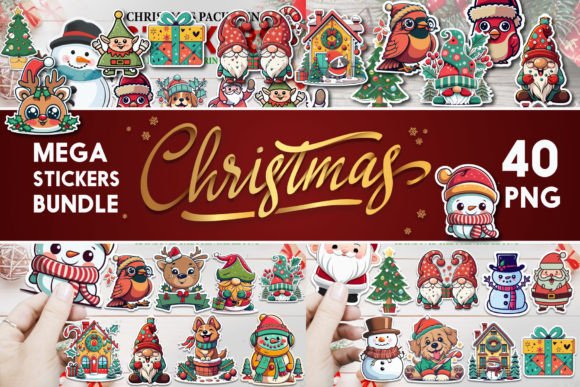 Christmas Mega Sticker Bundle