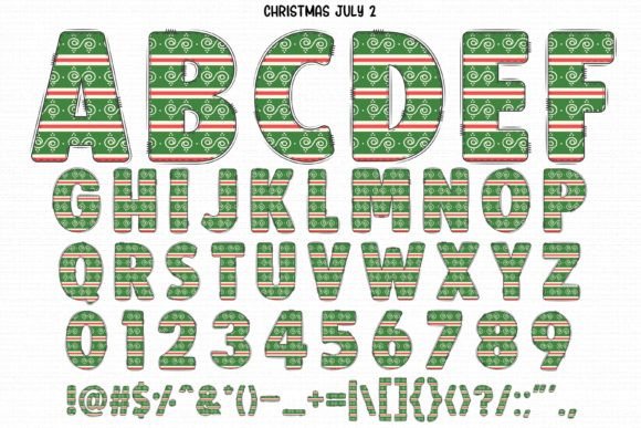 Christmas Theme Font - Preview 3
