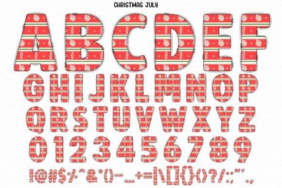 Christmas Theme Font - Preview 4