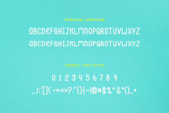 Donuts Kentang Font PNG with transparent background - Preview 3