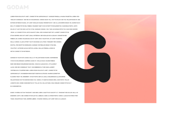 Godam Font - Preview 1