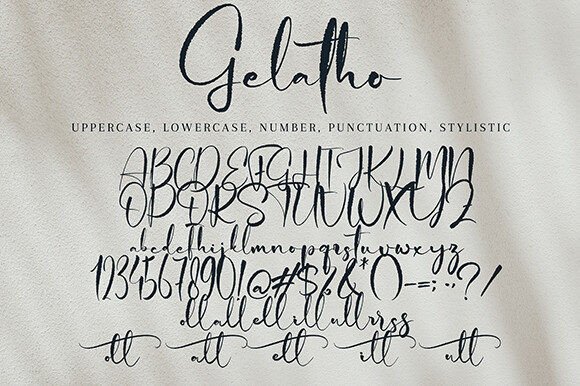 Gelatho Font - Preview 5