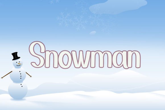 Happy Christmas Font - Preview 2