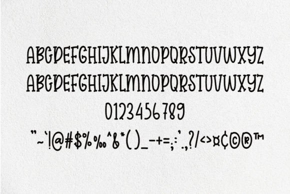Honey Butter Font font preview - 5