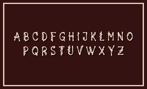 Jungle Boom Font PNG with transparent background - Preview 1