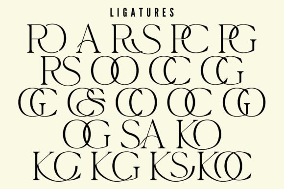 Saintrose Font PNG with transparent background - Preview 1