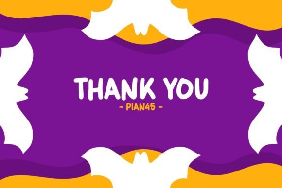 Scary Bat Font PNG with transparent background - Preview 5