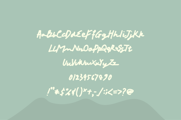 Selalu Dia Font PNG with transparent background - Preview 2
