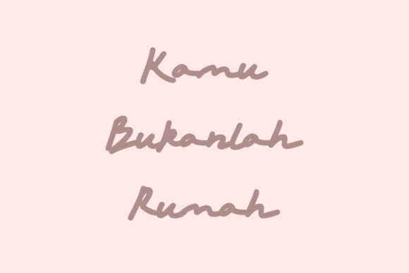 Selalu Dia Font PNG with transparent background - Preview 3