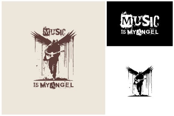 Winged Hoodie Guitar Music Graffiti Logo