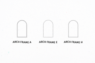 Arch Frame Elements Set Graphic by peterdraw · Creative Fabrica