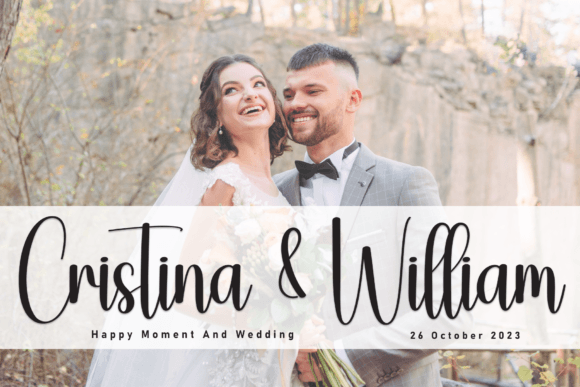 Book Signature Font - Preview 1