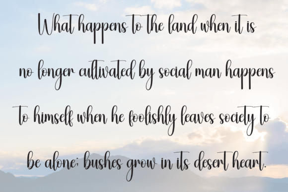Book Signature Font - Preview 5