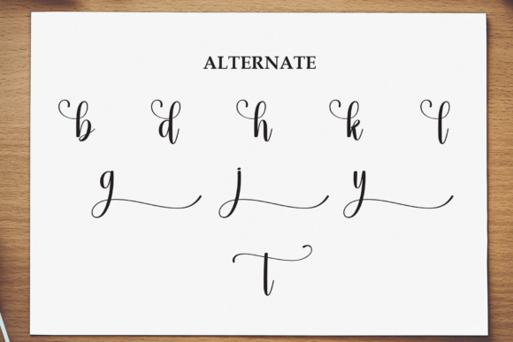 Book Signature Font - Preview 6