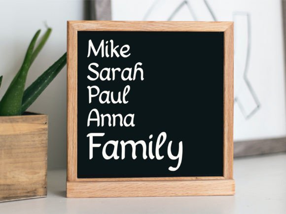 Country Home Font PNG with transparent background - Preview 3