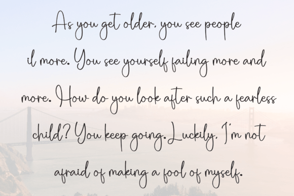 Hello Sweetie Font - Preview 5