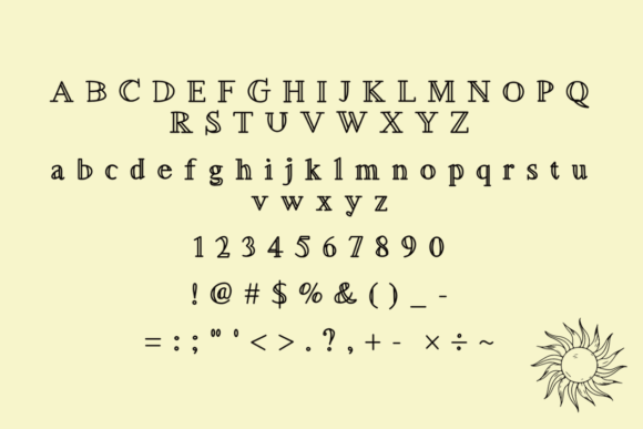 Illari Font PNG with transparent background - Preview 4