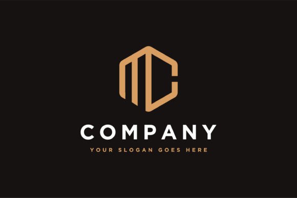 Initial Letter Logo M and C, MC Logo Graphic Logos By DOMHOUZE