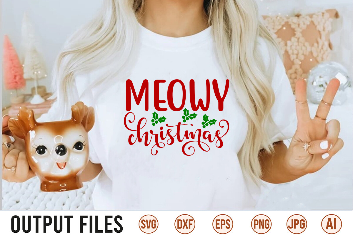 Meowy Christmas SVG Designs Graphic by Trendy SVG Gallery · Creative ...