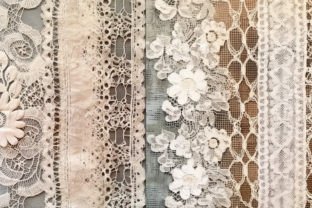 Vintage Lace Junk Journal Paper Graphic by busydaydesign · Creative Fabrica