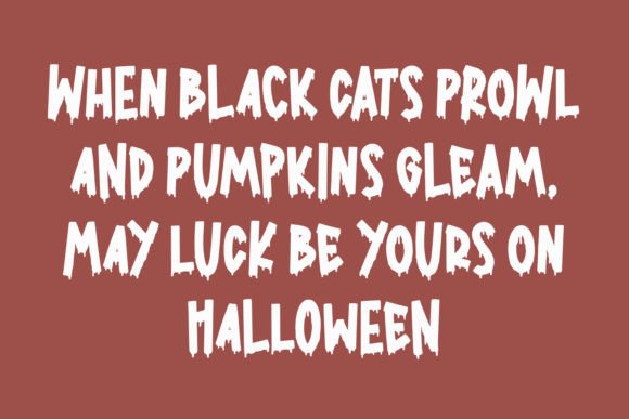 Danger Spooky Font PNG with transparent background - Preview 1
