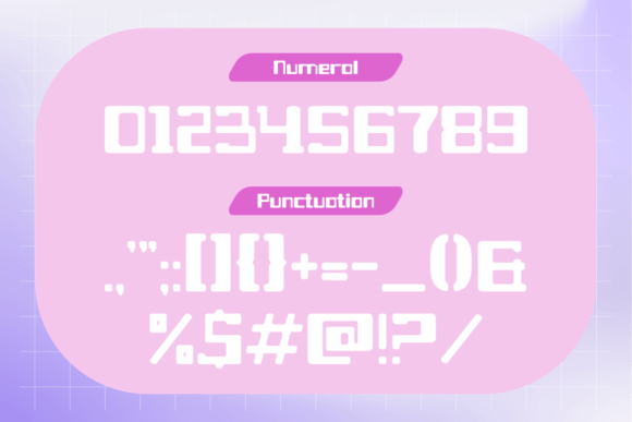 Digibits Font - Preview 2