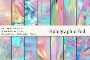 Holographic Foil Digital Papers