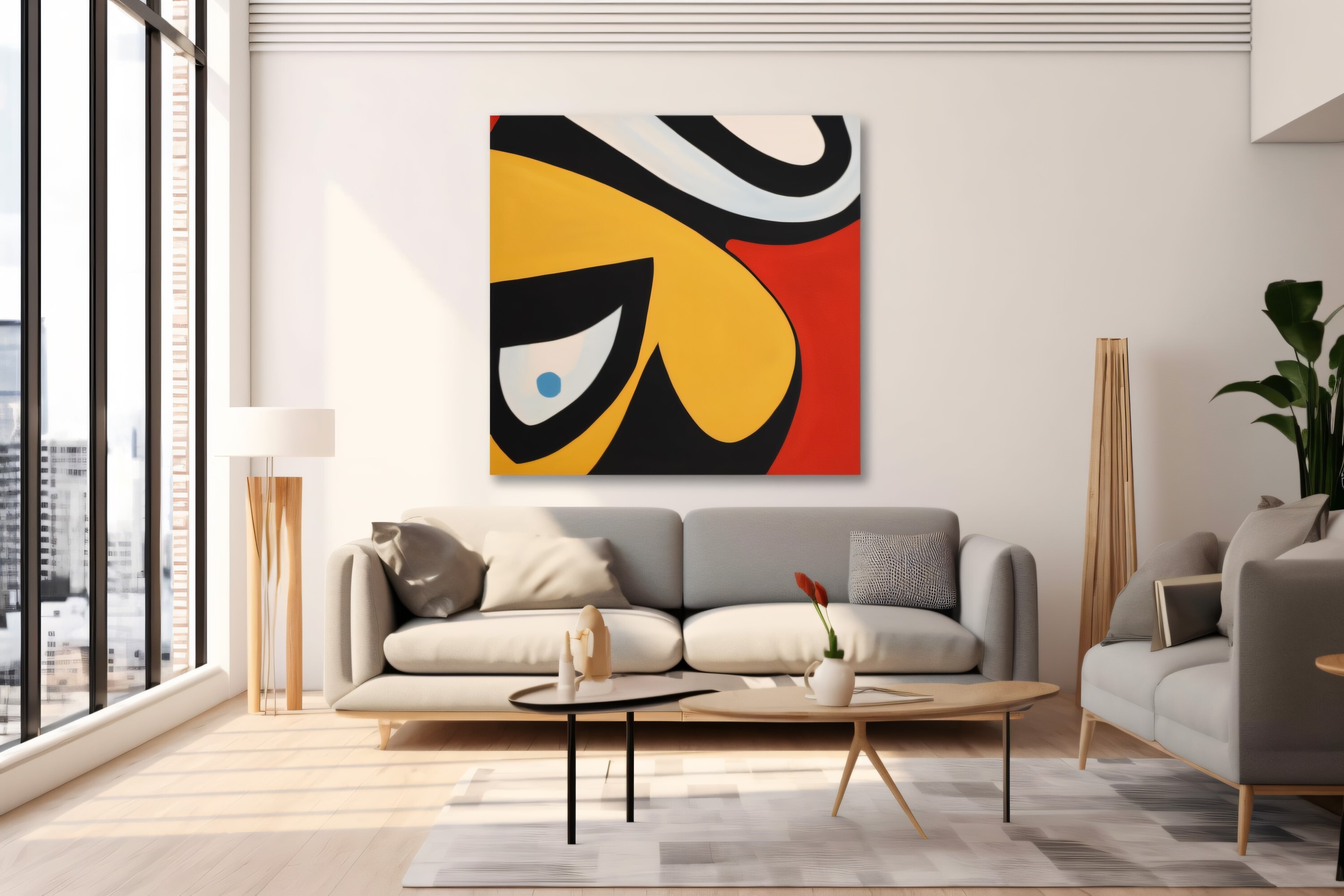 Interior of Italian Living Room 815 Graphic by shahsoft · Creative Fabrica