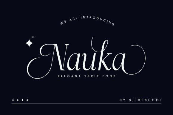 Nauka editorial serif font