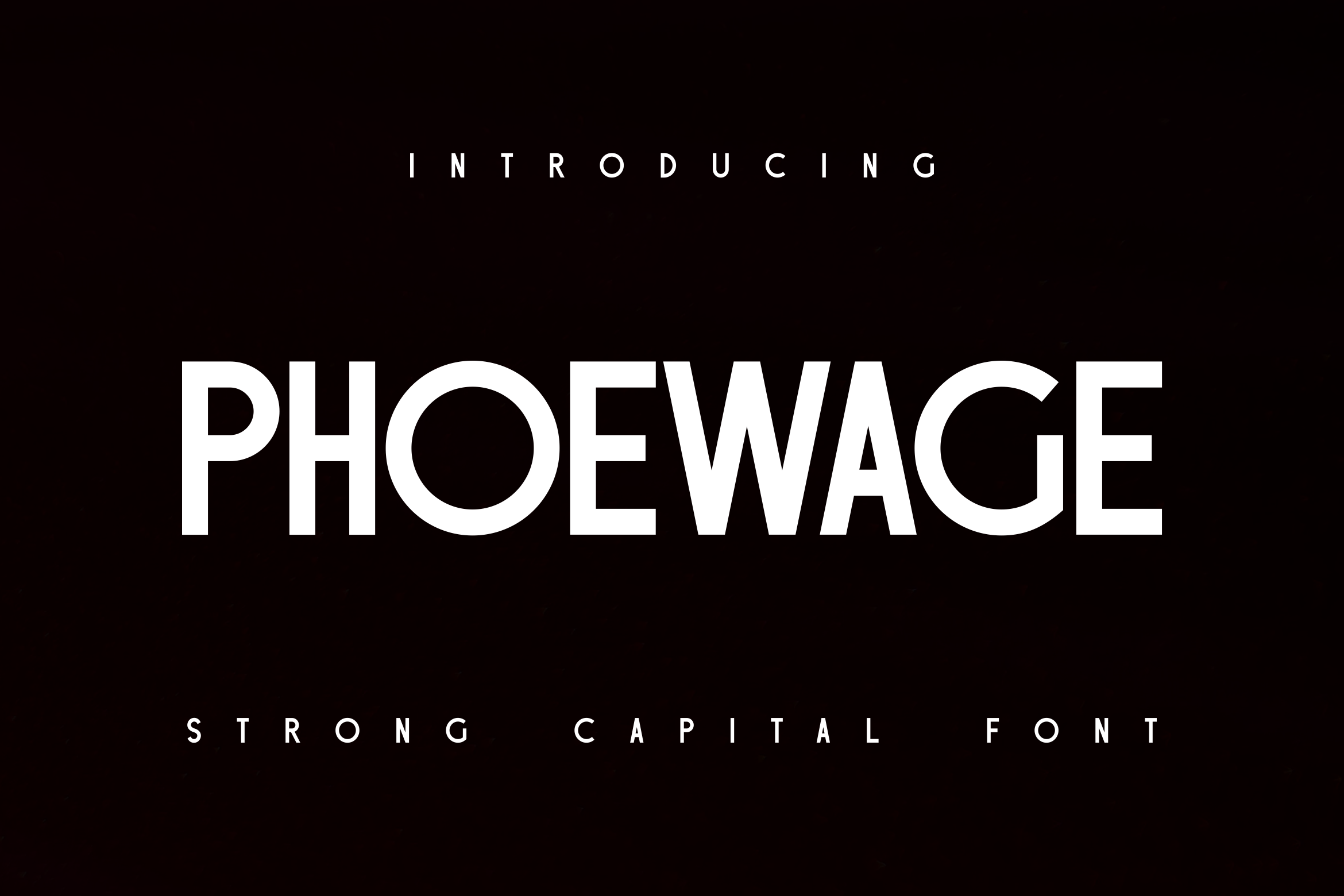 Phoewage Font by ponuppo · Creative Fabrica