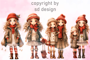Antique Cozy Winter Clipart Bundle Graphic by SD Design · Creative Fabrica