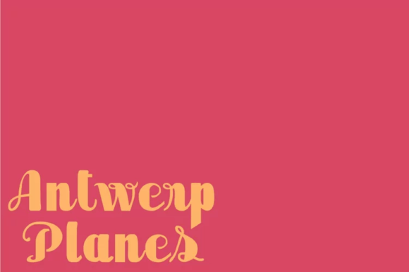 Antwerp Planes Font - Preview 3