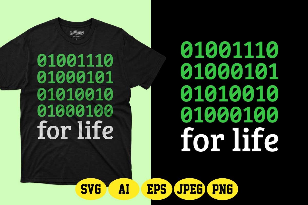 Binary Code Computer Programmer SVG Graphic by fatimaakhter01936 ...