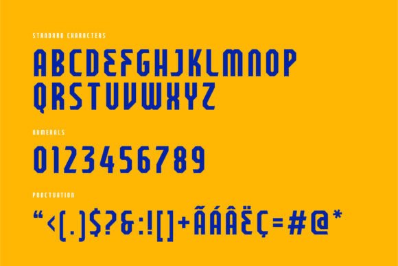 Blockcut Font - Preview 1