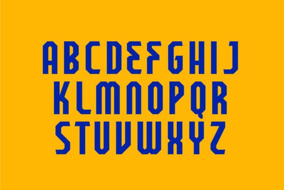 Blockcut Font - Preview 3