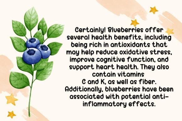 Blue Berries Font - Preview 1