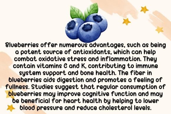 Blue Berries Font - Preview 3