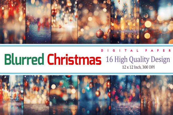 Blurred Christmas Background